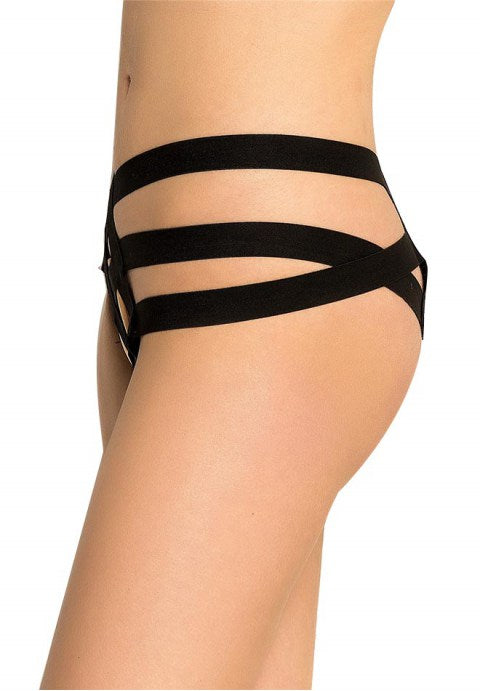 Plus Size Cage Bandage Thong