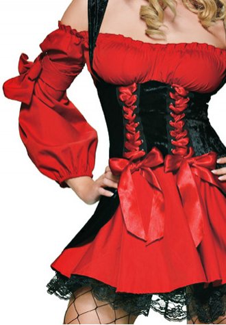 Plus Size Vixen Pirate Wench Costume